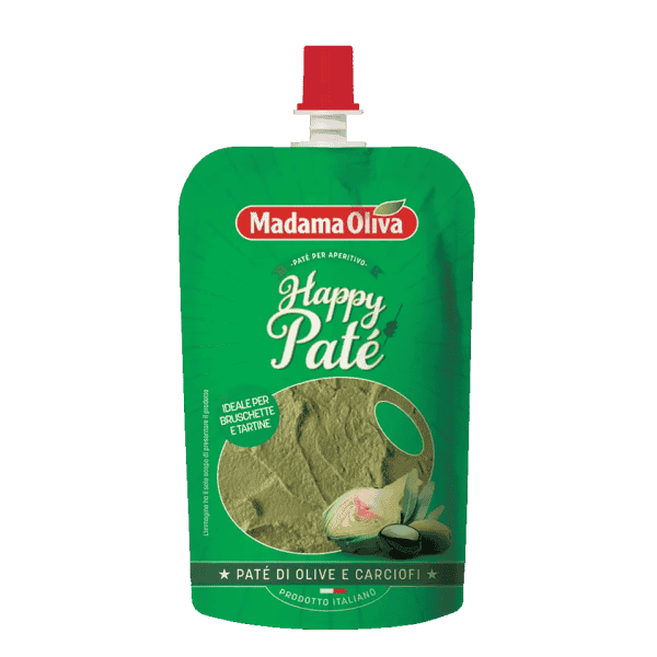 OLIVE & ARTICHOKES PATE'- DOYPACK POUCH SQUEEZE 110 GR