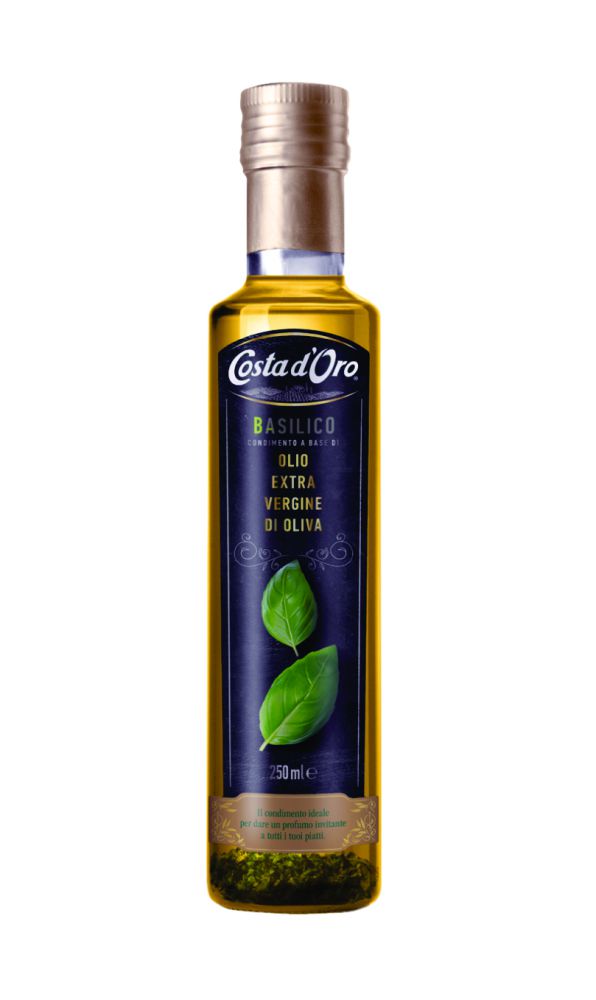 Basil Flavored Olive Oil 0,25 L X 12